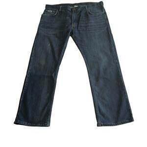 Tyndale Jeans Men's 40x30 Blue Medium Wash FRMC Distressed Straight Leg Denim